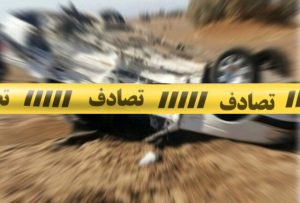 برخورد وحشتناک پراید با کارگران آسفالت‌کار در اتوبان زین‌الدین