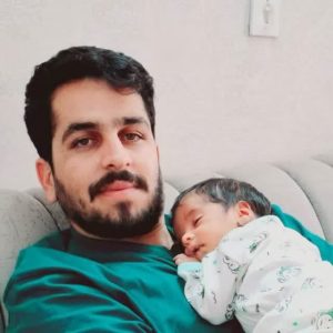 شهادت ۲۰ روز بعداز پدرشدن