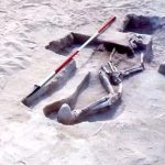 اسکلت ۴۰ هزار ساله‌ در کنار دریاچه باستانی